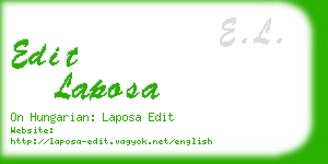 edit laposa business card